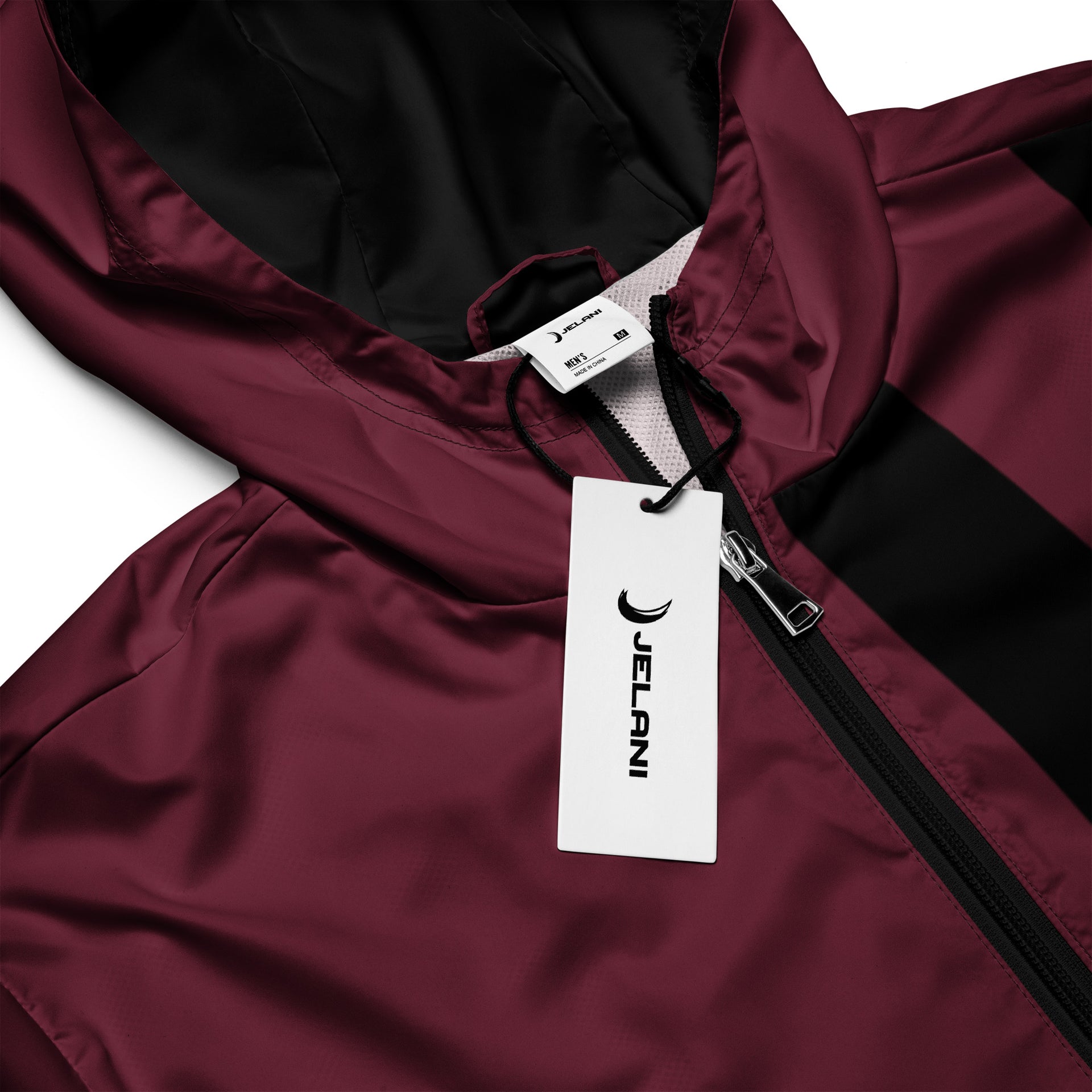 JELANI Windbreaker Men's Jacket – Maroon