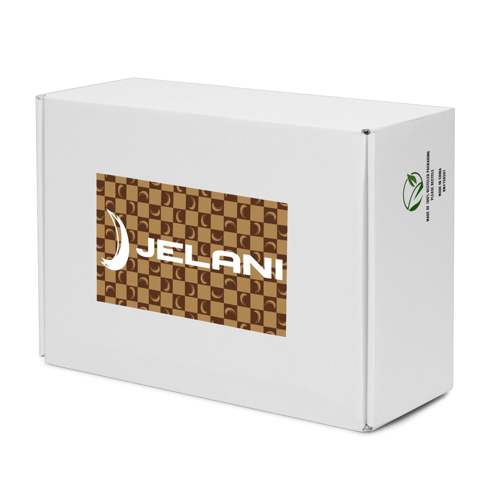 J-MOON Signature Chess Women’s High Top Canvas - Chocolate Butter JELANI