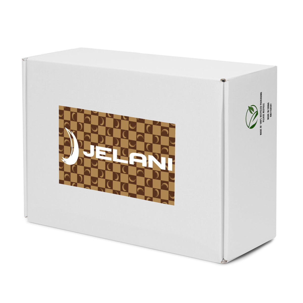 J-MOON Signature Chess Women’s High Top Canvas - Chocolate Butter JELANI